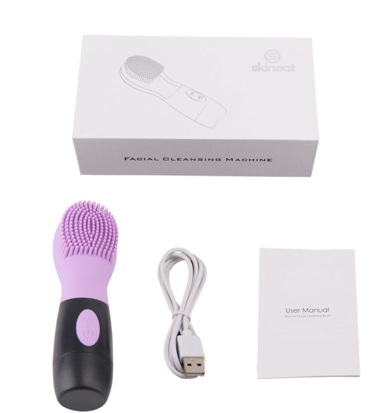 Silicone Facial Massager vibration cleaner - Image 2