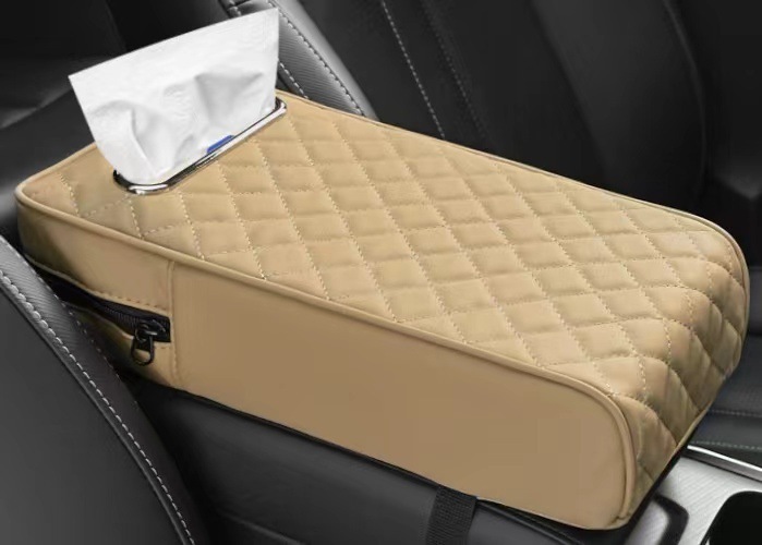 Universal Car Armrest Box Cushion Vehicle-mounted Heightened Tissue Buggy Bag - Image 8