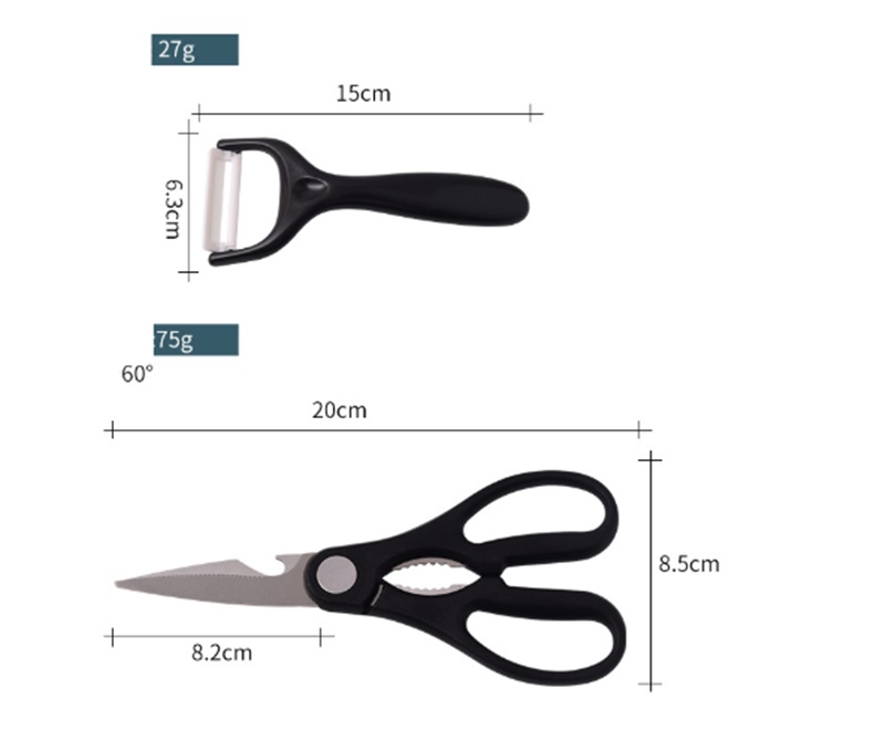 Household Knives Set Kitchen Combination Kitchenware — изображение 4