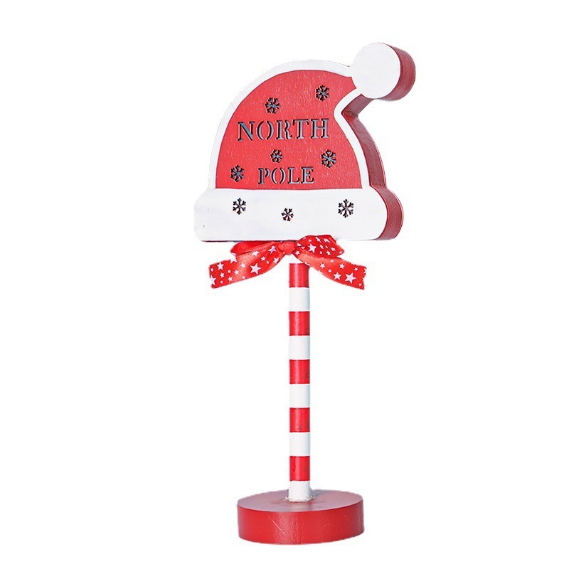 Christmas Road STOP Decorative Light Wooden — изображение 2