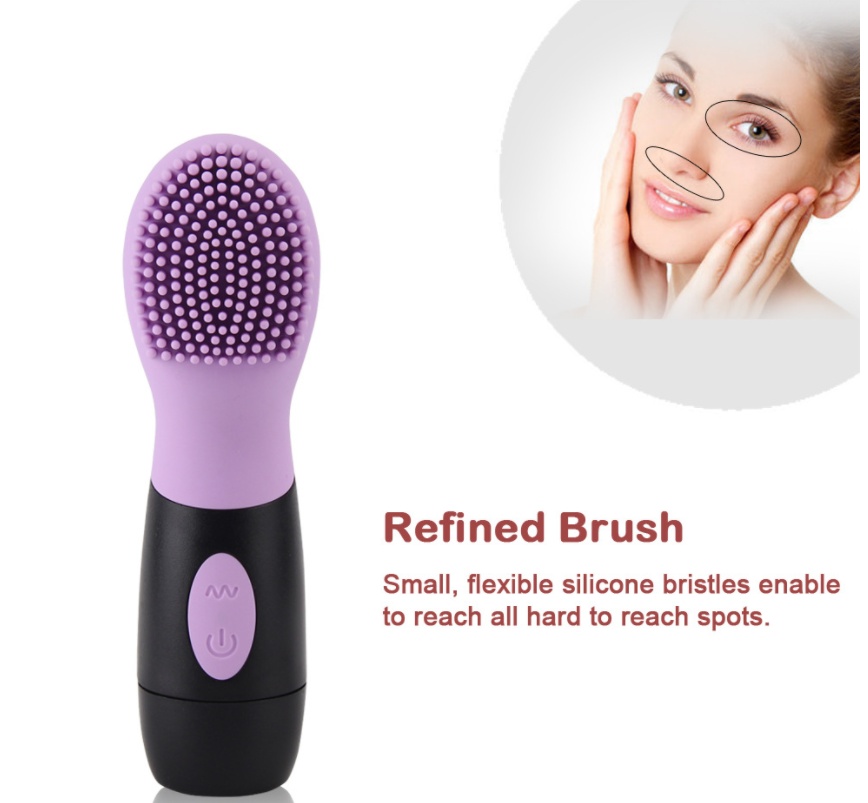 Silicone Facial Massager vibration cleaner - Image 3