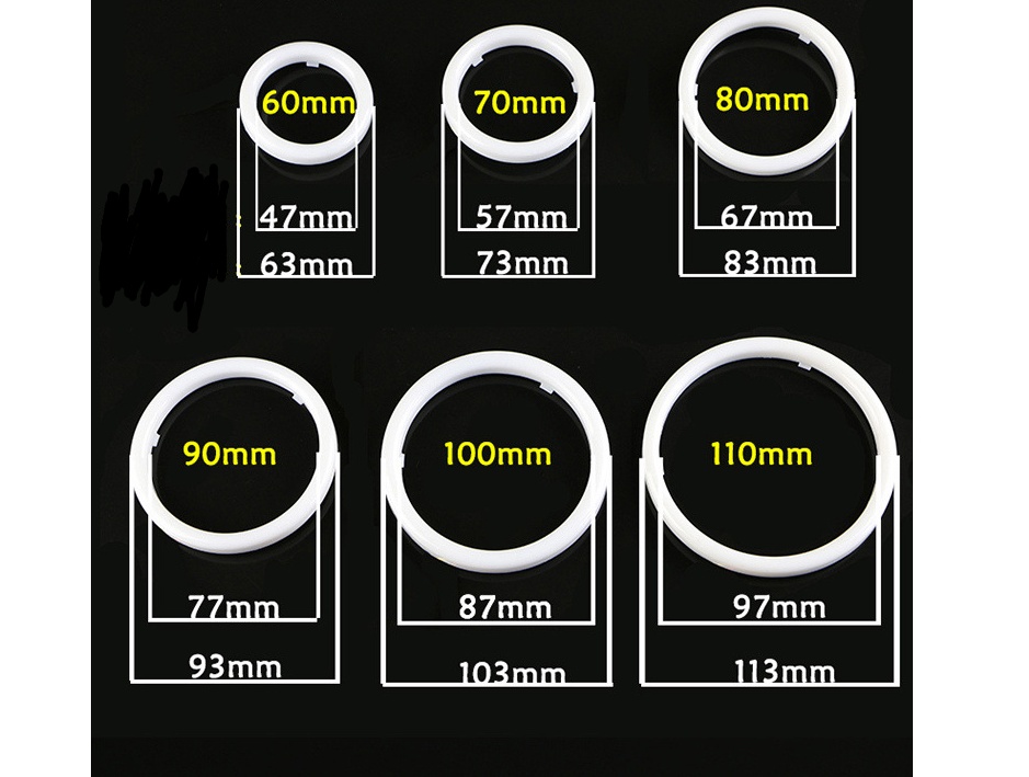 Car modified led cotton light angel eye ring daytime running light — изображение 4