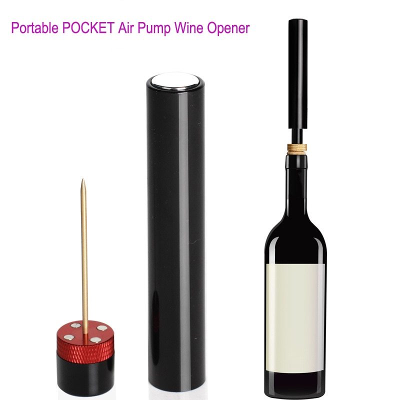 Small Size Wine Bottle Opener Air Pump Opening Tools Stainless Steel Pin Jar Cork Remover Corkscrew Bar Accessories – Bild 7