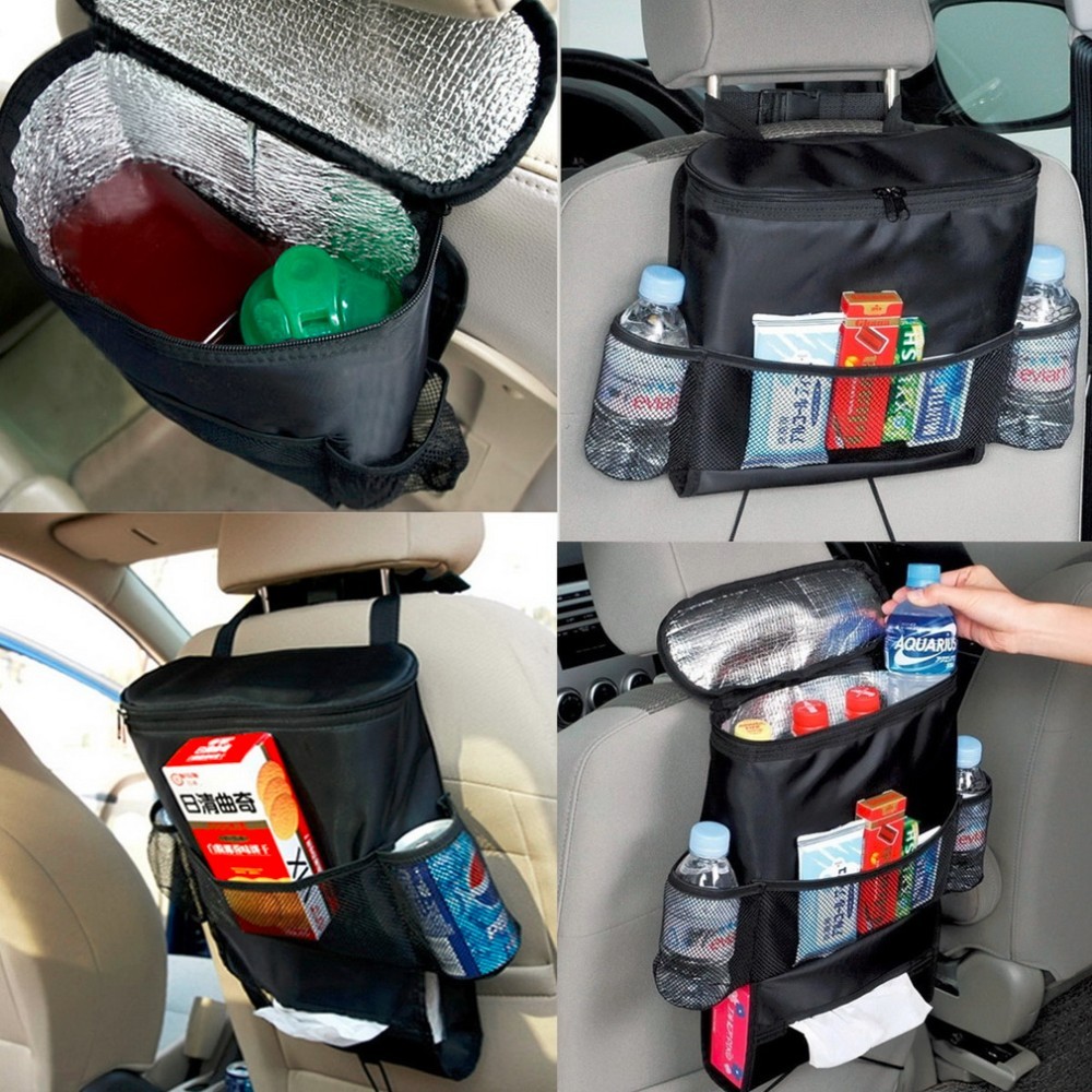 Universal Car Auto Seat Back Auto Car Seat Organizer Multi-Pocket Storage Bag Organizer Holder Travel Hanger - Image 2
