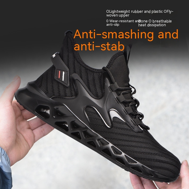 Anti Smashing And Anti Piercing Steel Toe Safety Shoes – Bild 5