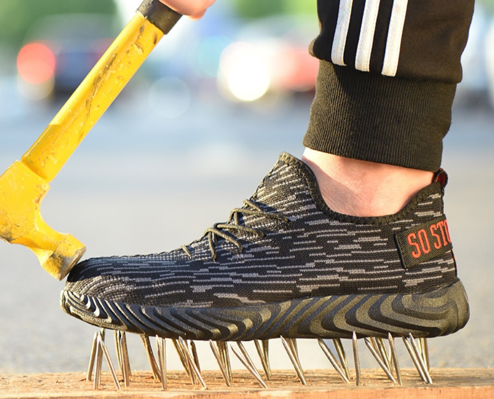 Flying woven mesh safety shoes – Bild 5