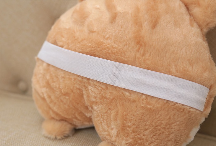 New Universal Car Neck Pillow Headrest Seat Cute Soft Corgi Butt Shape Pillows — изображение 3