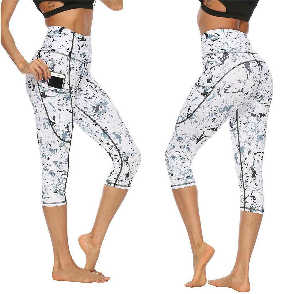 Marble Digital Print Yoga Pants — изображение 3