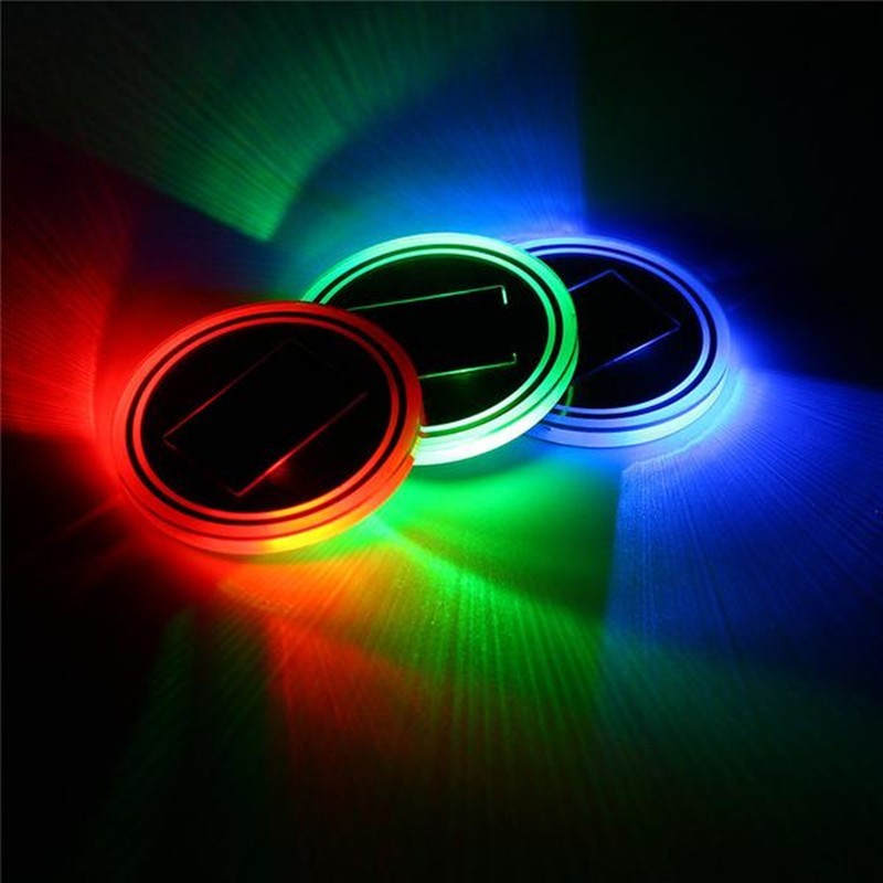 Solar Powered LED Cup Mats - Image 2