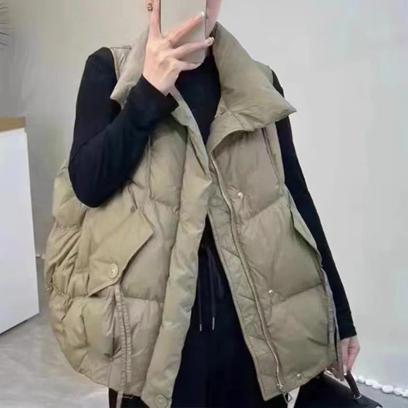 Duck Down Sleeveless High-grade Down Vest - Image 4