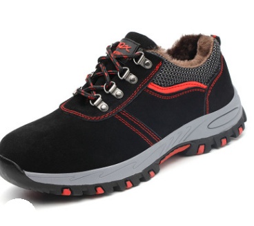 Wholesale four seasons steel toe caps anti-smashing stab-resistant protective shoes lightweight breathable work shoes deodorant safety shoes — изображение 6