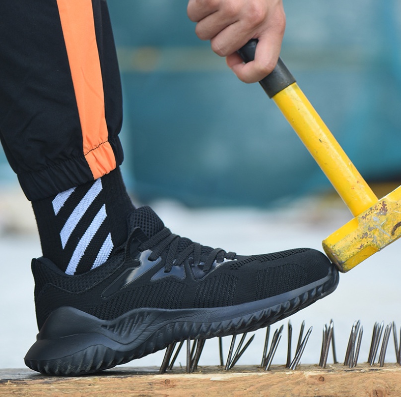 Safety Shoes Men Wear-resistant Light Breathable Boots Anti-slip Rubber Outsole Anti-Smashing Puncture Proof Work Shoes – Bild 2