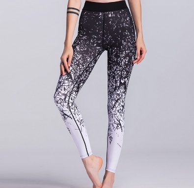 Yoga Pants Women Sports Clothing Chinese Style Printed Yoga leggings Fitness Yoga Running Tights Sport Pants Compression Tights - Image 4