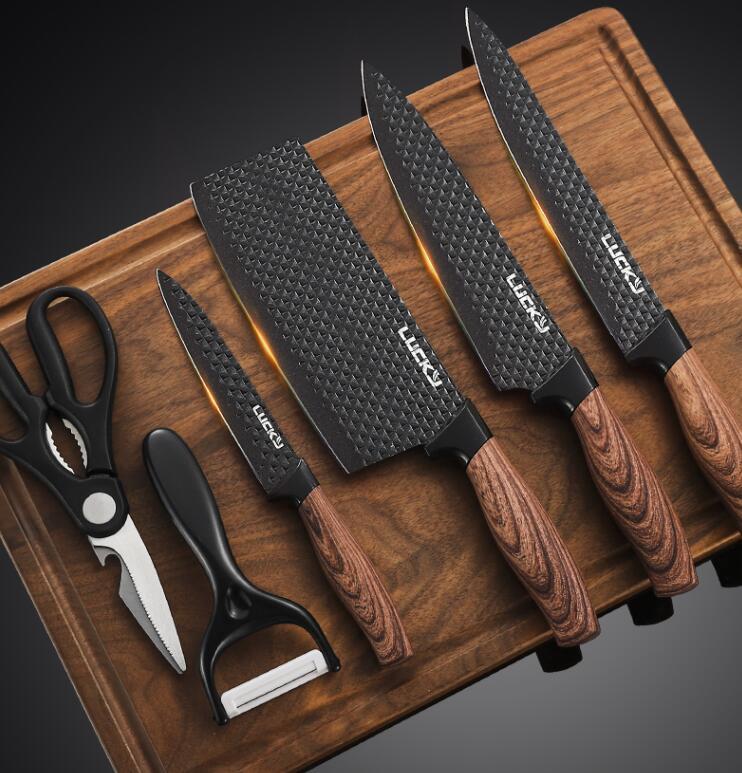 Household Knives Set Kitchen Combination Kitchenware — изображение 8