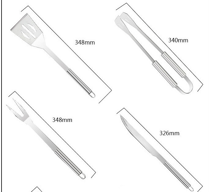 10 pieces of bbq barbecue tools outdoor baking utensils - Image 8