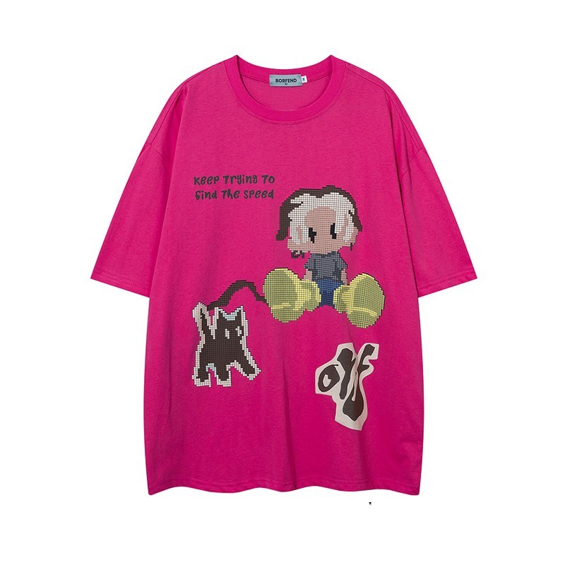 Cute American Cartoon Printed T-shirt — изображение 10