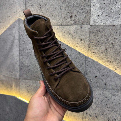 Suede Martin Boots Fleece-lined Warm Slugged Bottom Casual Shoes