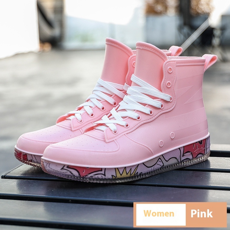 Low-top Couple Rain Boots Short Non-slip Men's And Women's Rain Boots - Image 6