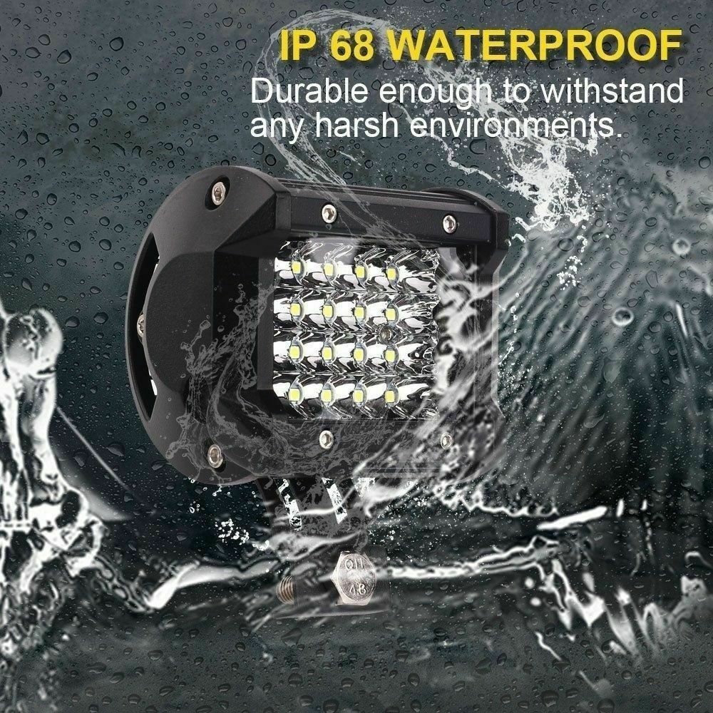 200W Working Light Spotlight Strip Light Cross Country Roof Spotlight - Image 2