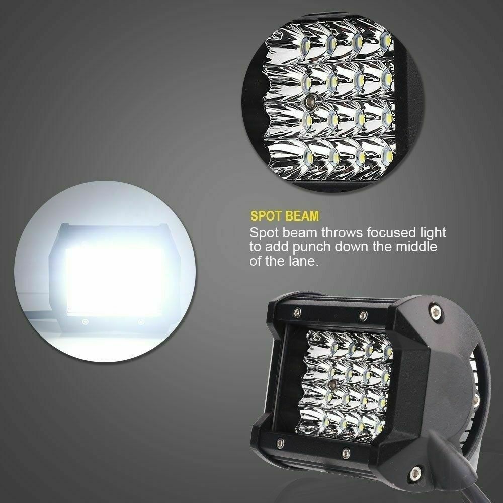 200W Working Light Spotlight Strip Light Cross Country Roof Spotlight - Image 4