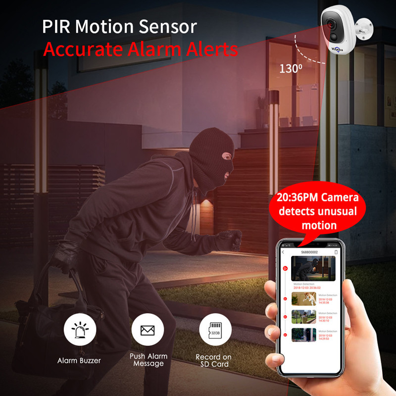 Low-power Battery Camera HD Night Vision Home Remote - Image 3