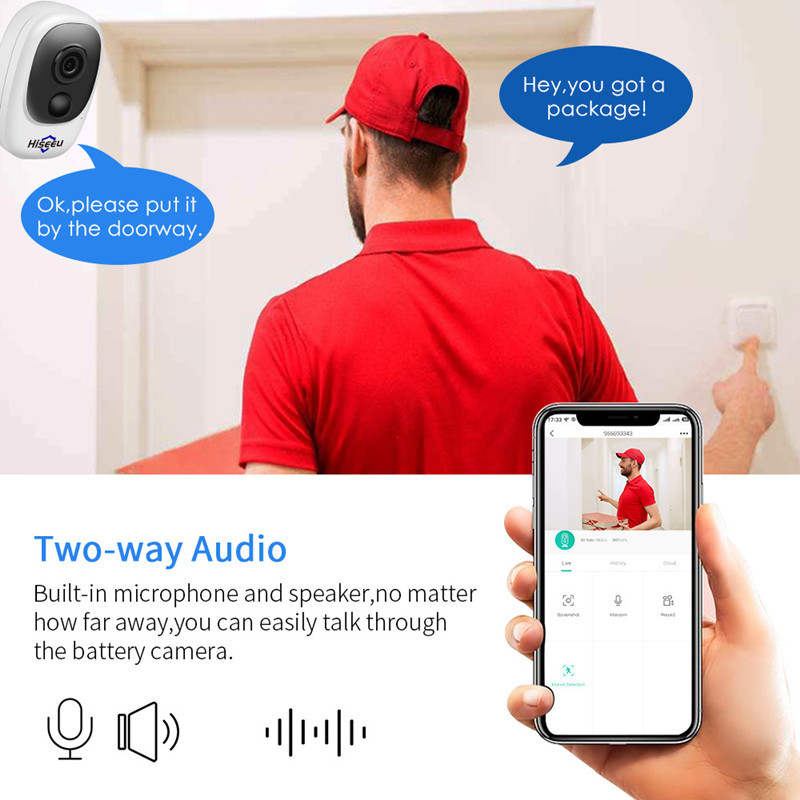 Low-power Battery Camera HD Night Vision Home Remote - Image 2