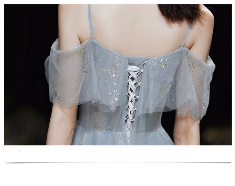 Evening Dress Banquet Simple Atmosphere Long Graduation Costume - Image 8