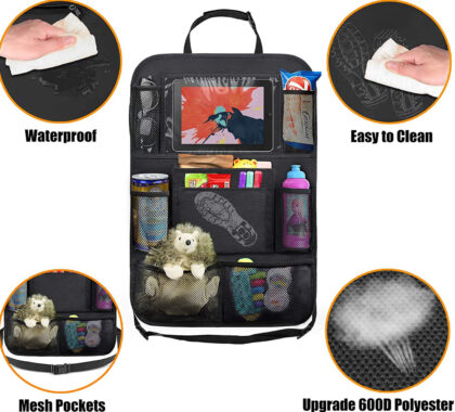 Car Rear Seat Anti Kick Storage Bag Car Storage Bag