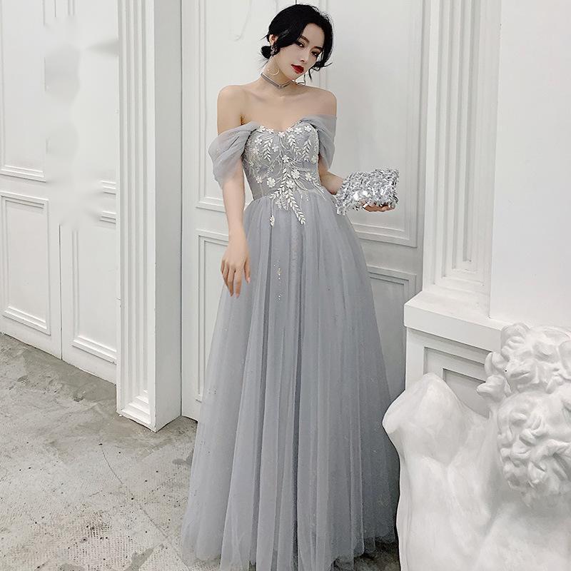 Grey bridesmaid dress — изображение 5