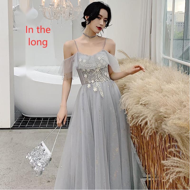 Grey bridesmaid dress — изображение 7