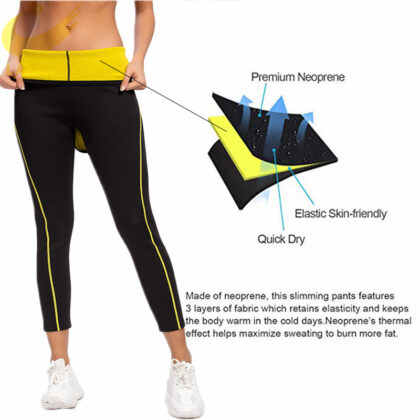 Pressurized Waist Tight Sweat Pants Fitness Yoga Pants