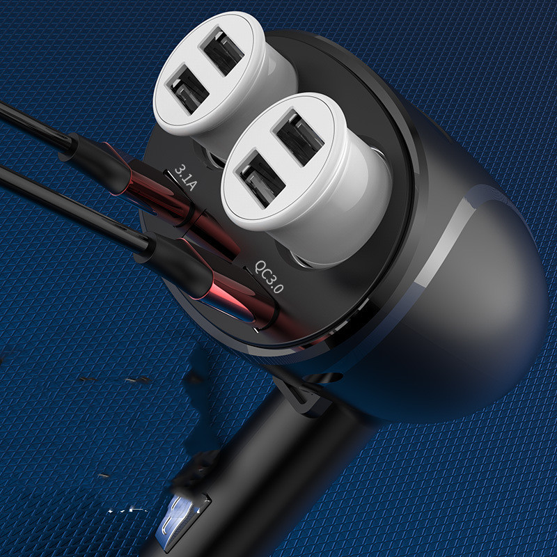 Dual USB DC 12 24V QC3.0Digital Cigarette Lighter Quick Charge QC3.0 3.1A Multifunctional Car Charger - Image 5