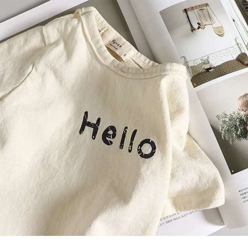 Letter Triangle Romper Short-sleeved Baby Romper Jumpsuit - Image 5