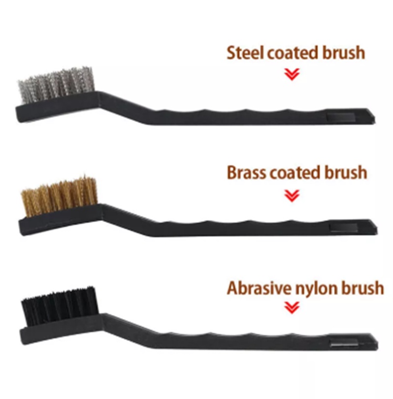 Car Washing Brush Pig Bristles Round Head Paint Car Cleaning Brush With Wooden Handle - Image 4