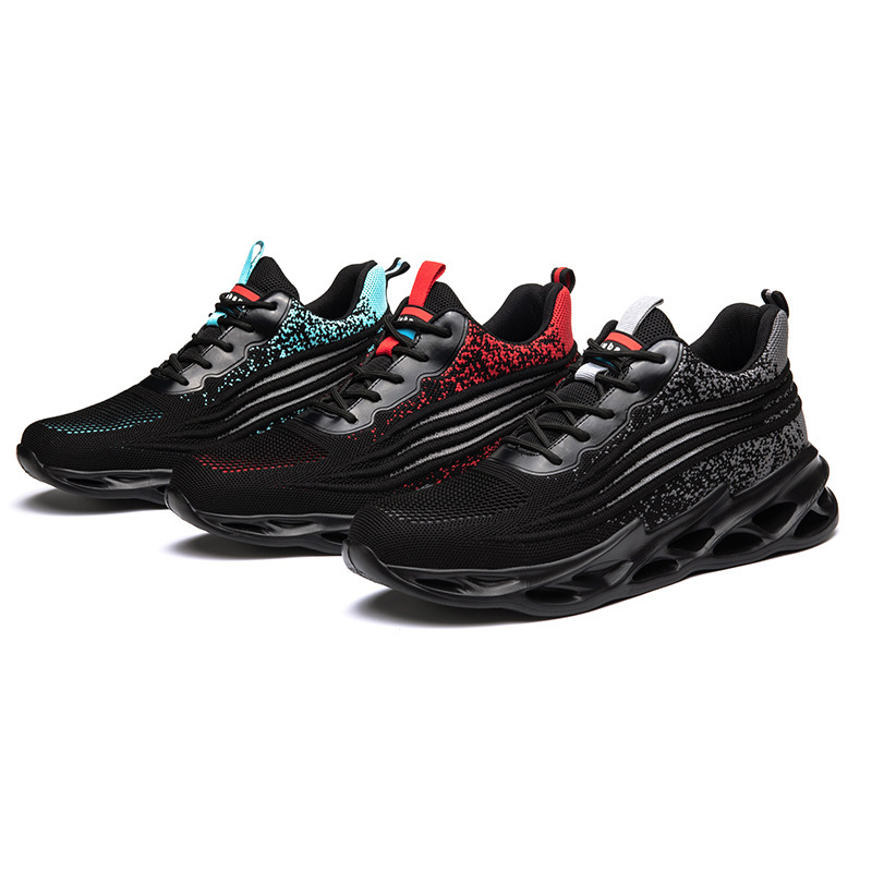 Breathable Flying Woven Safety Shoes – Bild 3