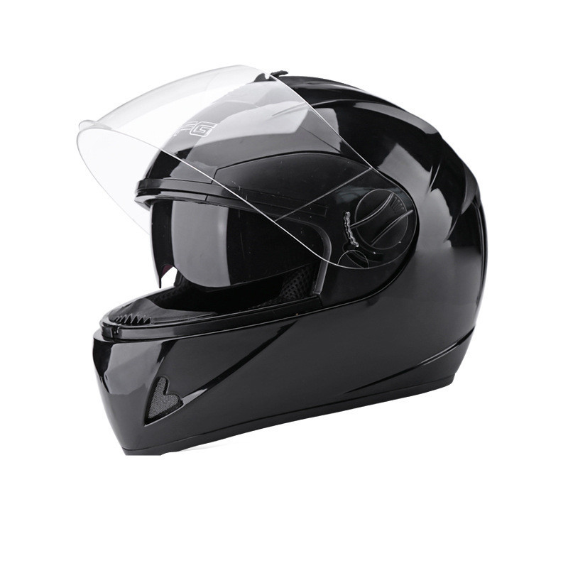 Battery Car Helmet Gray Male Anti-Fog Four Seasons Full Face Helmet — изображение 2