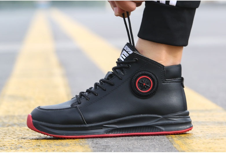 High-top Men's Anti-smash, Anti-piercing, Waterproof And Wear-resistant Work Shoes — изображение 3