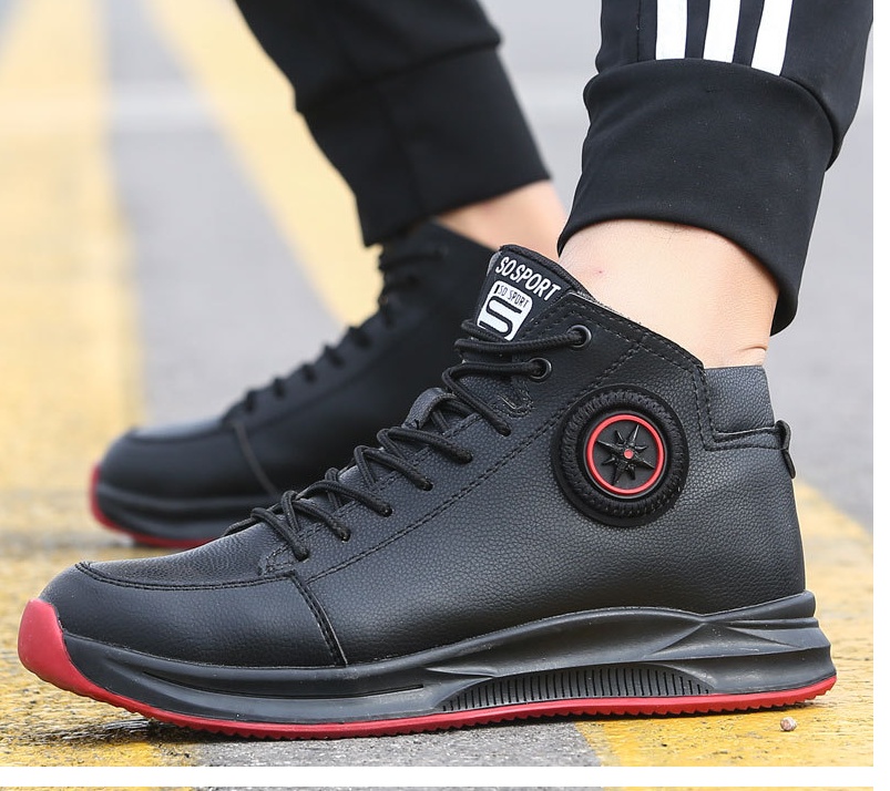 High-top Men's Anti-smash, Anti-piercing, Waterproof And Wear-resistant Work Shoes — изображение 5