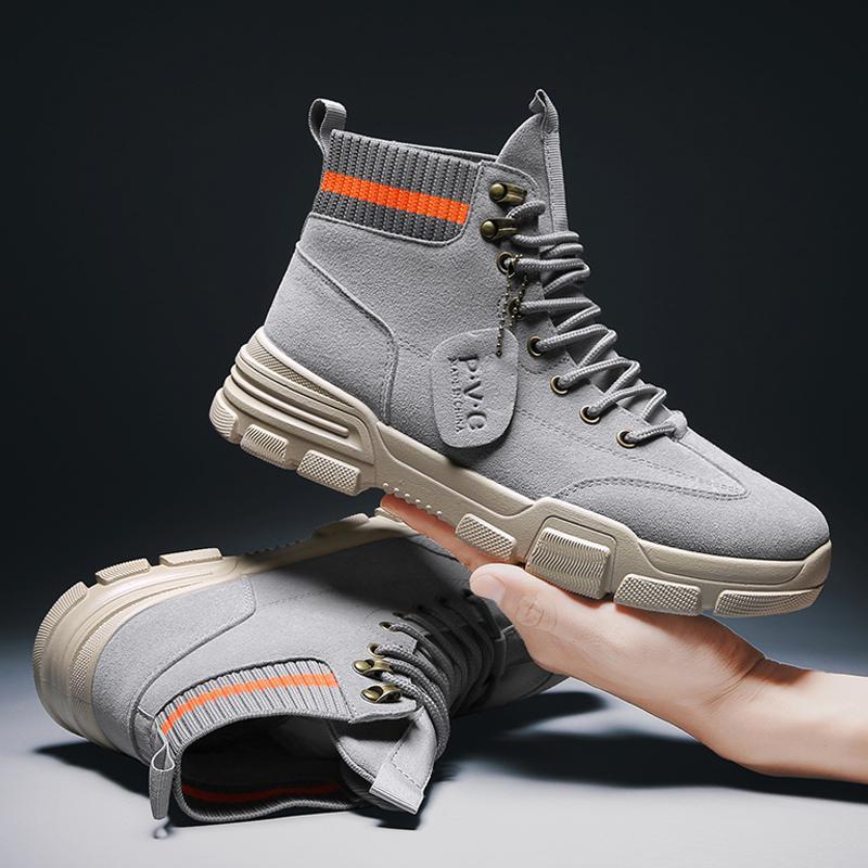 Men's high top work clothes men's shoes — изображение 5