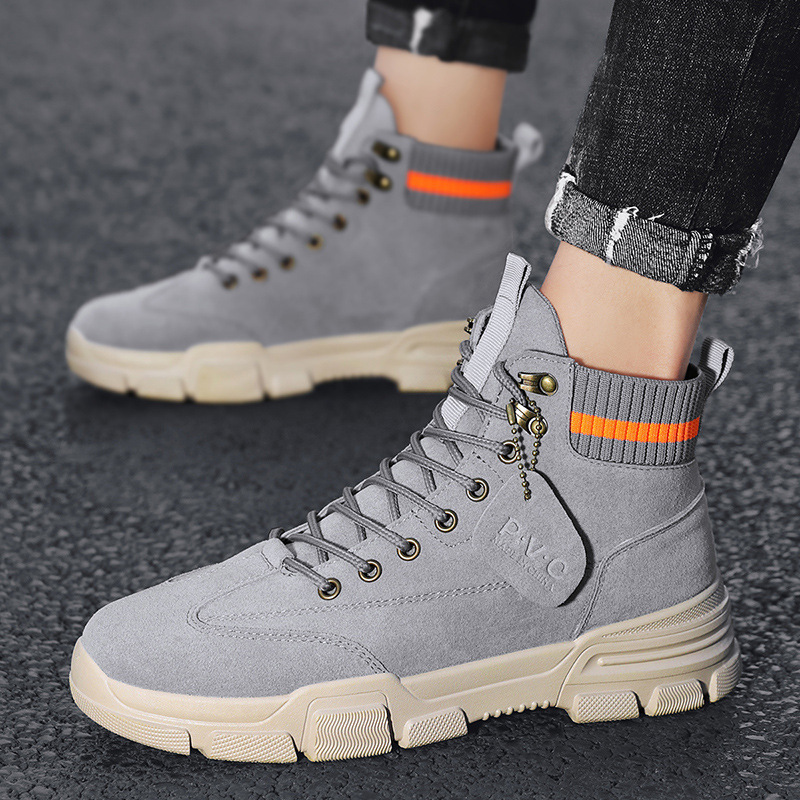 Men's high top work clothes men's shoes — изображение 7