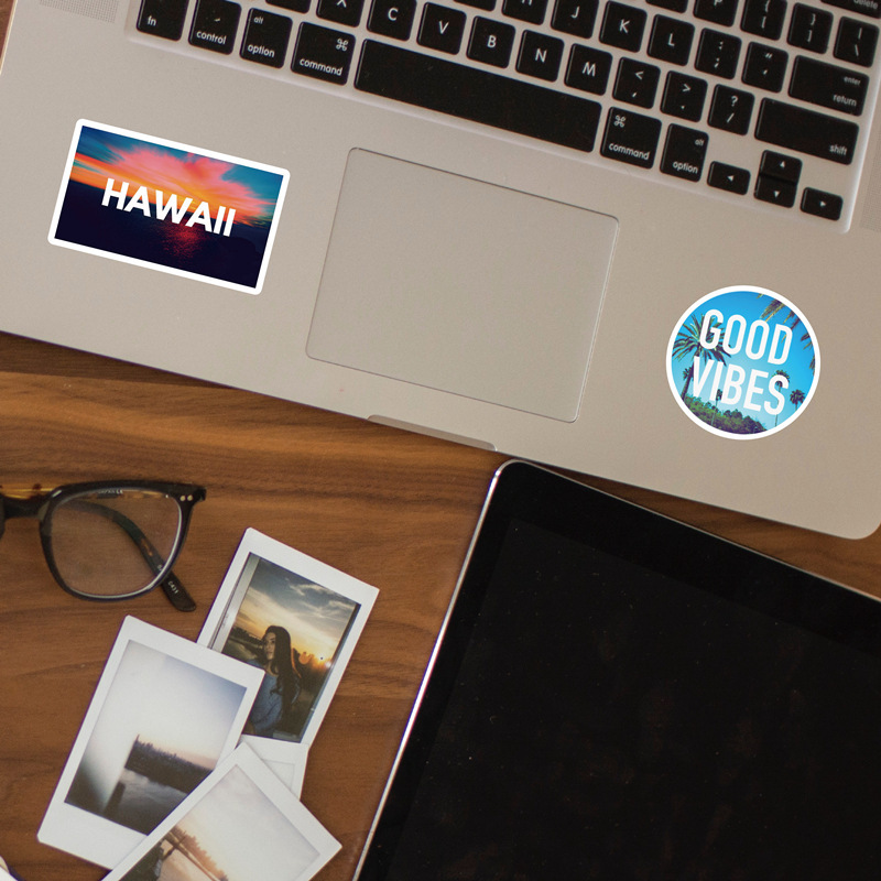 50 Hawaii Hawaii Travel Stickers Vacation Trolley Car Refrigerator Graffiti Stickers Hand Account Stickers - Image 4