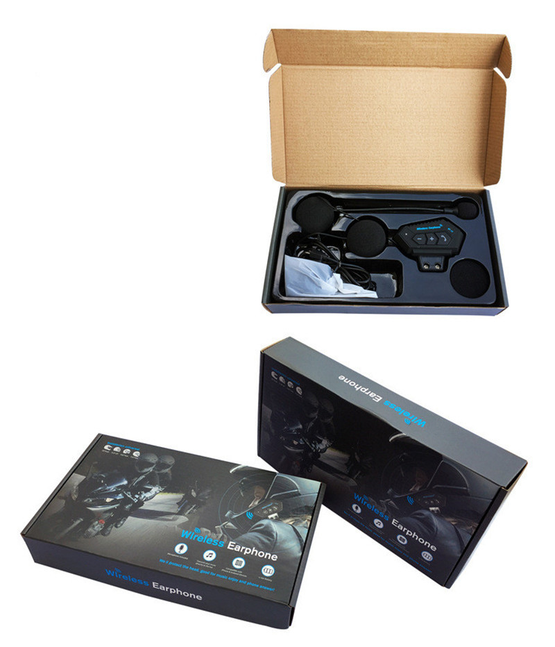 Motorcycle Helmet Bluetooth Headset Wireless Built-in All-in-one — изображение 2