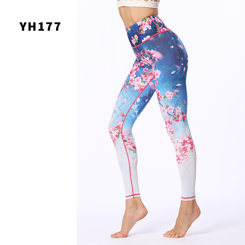 Printed Yoga Pants Women's Stretch Sports Fitness Pants – Bild 5