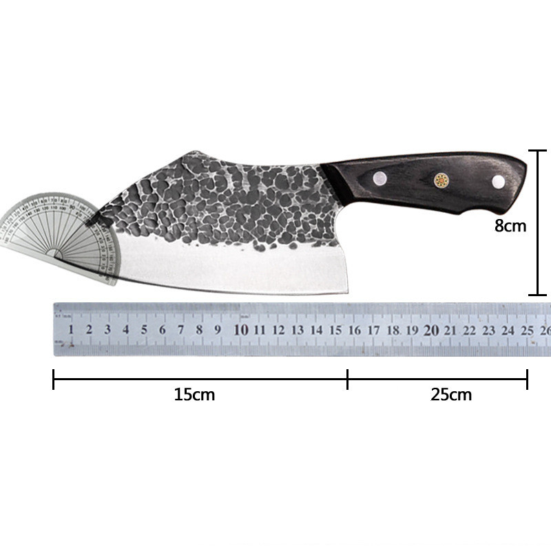 Hand Hammered Kitchen Knife Stainless Steel Outdoor Kitchen Deboning Knife — изображение 5