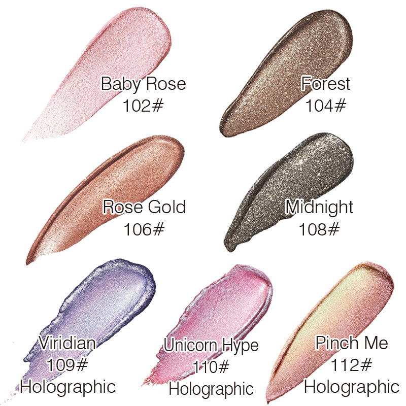 PHOERA Magnificent Metals Glitter and Glow Liquid Eyeshadow 12 Colors – Bild 4