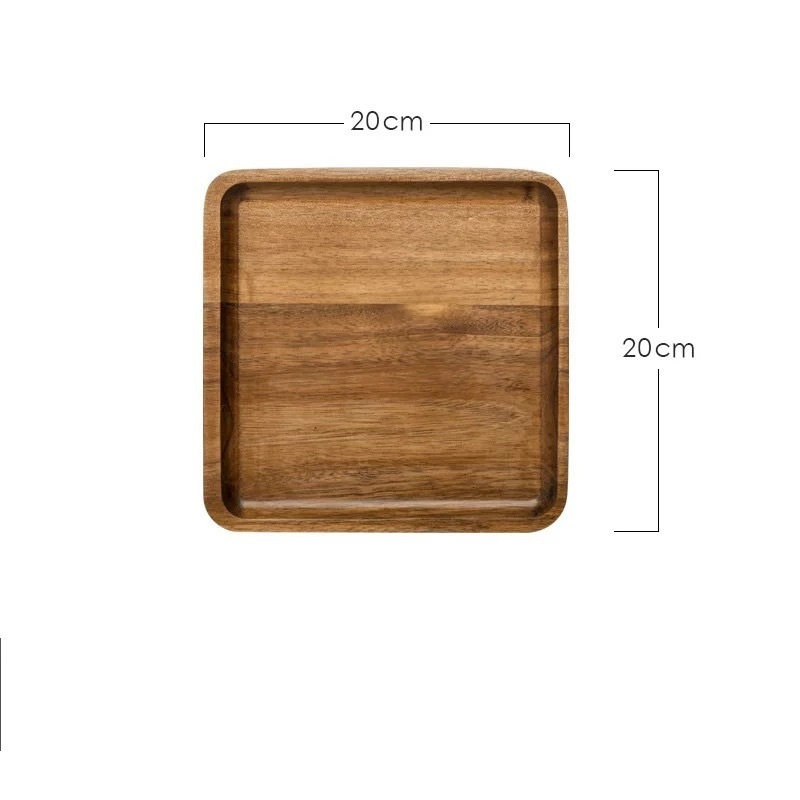 Breakfast Plate, Fruit Plate, Wooden Western Food Plate — изображение 10