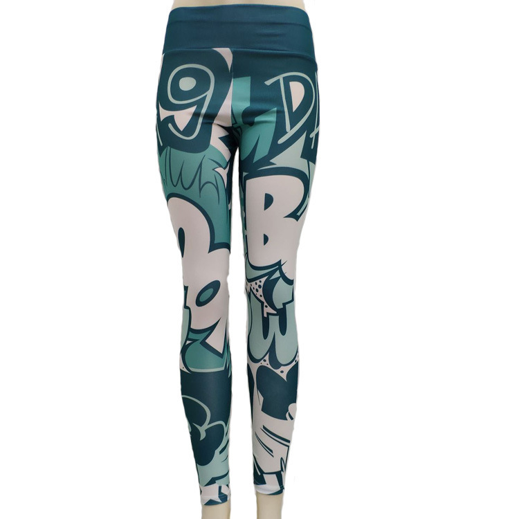 Printed Pants Slim Yoga Pants Sports Leggings Women – Bild 5