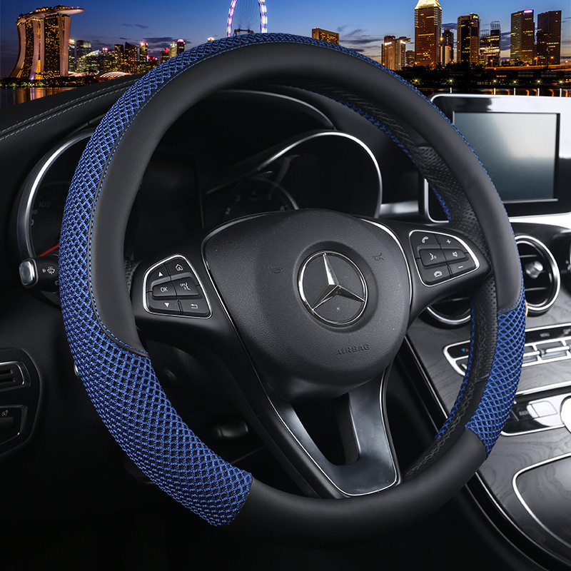 New Car Steering Wheel Cover Summer Breathable Ice Silk - Image 2