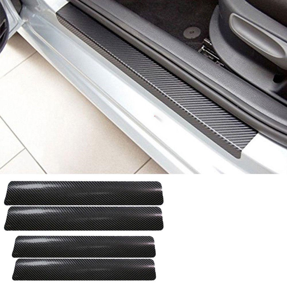 Car Universal Threshold Carbon Fiber Stickers Door Protection Stickers - Image 4