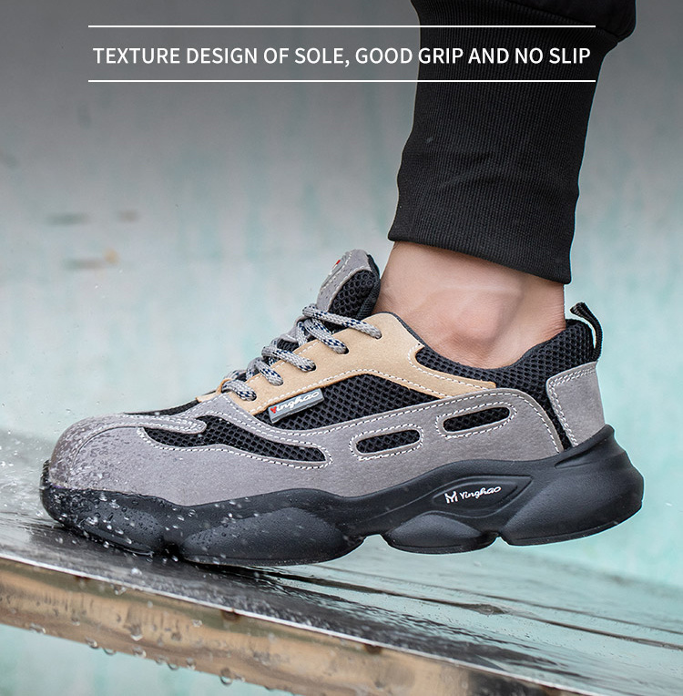 Breathable Men's Labor Insurance Shoes, Anti-smashing, Anti-piercing, Non-slip Safety shoes – Bild 4